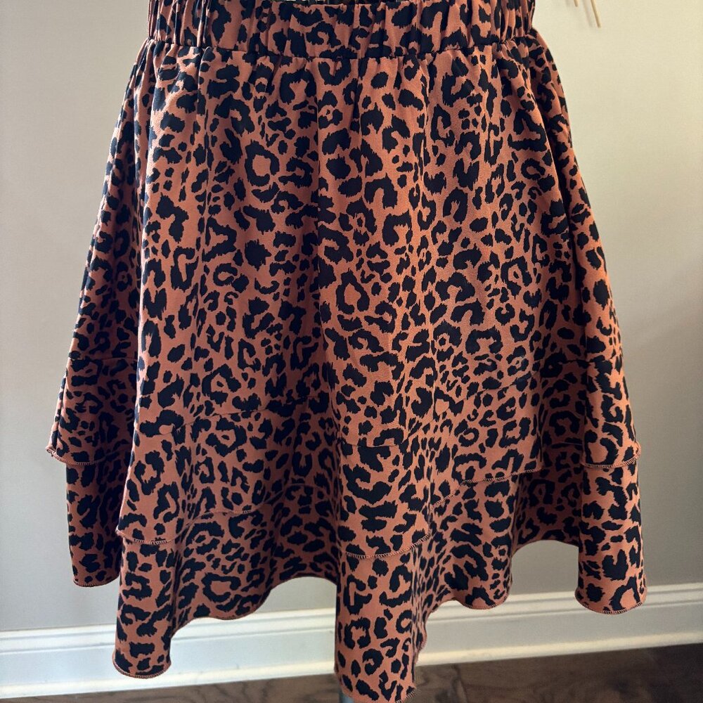 Leopard Mini Skirt